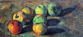 Сезанн Натюрморт с семью яблоками 1878г